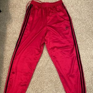 Adidas Pink Satin Joggers